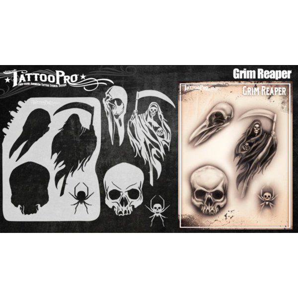 Wiser Airbrush Tattoo Sensenmann