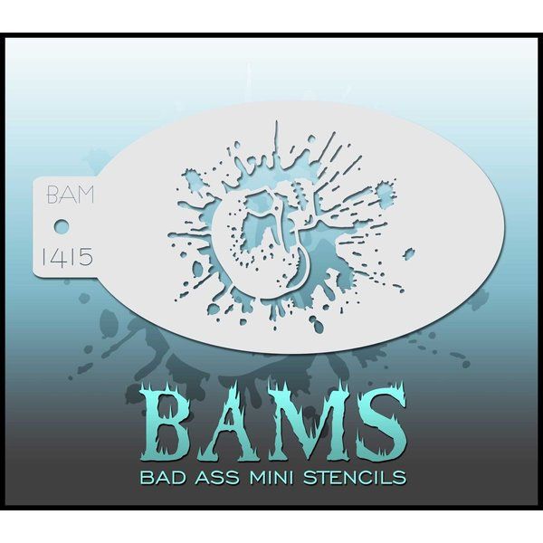Bad Ass Bams FacePaint Schablone 1415
