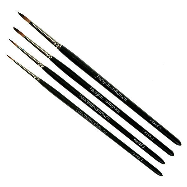 Facepaintshop Rundpinsel-Set 4tlg