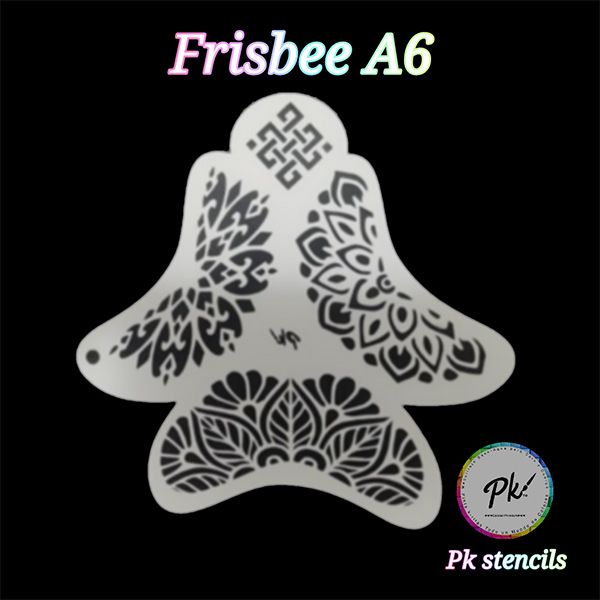 Frisbee Facepainting-Schablone A6