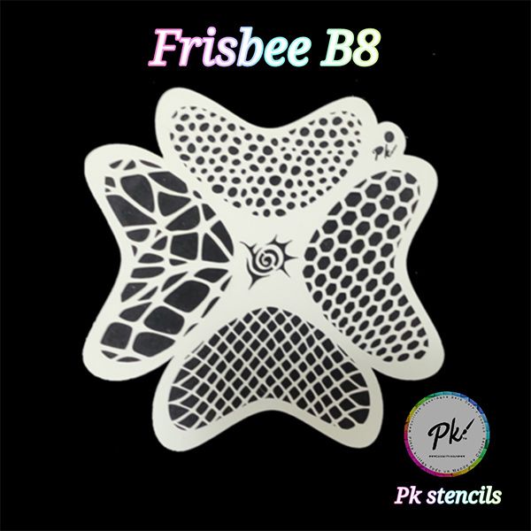 Frisbee-Facepainting-Schablone B8