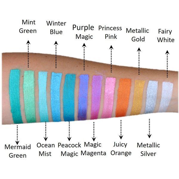 Fusion Facepaint Pearl Mermaid Green