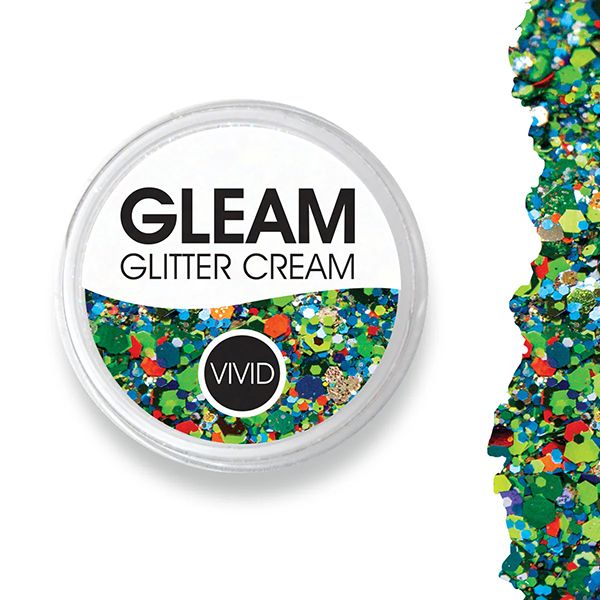 Vivid Gleam Chunky Glitter Cream- Bush Gardens