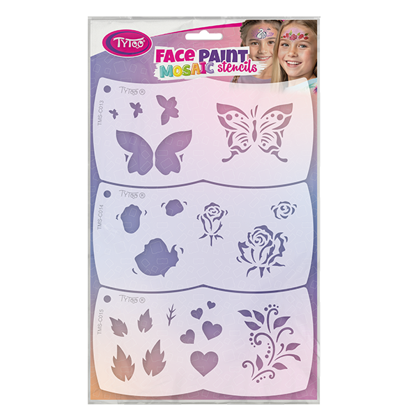 Facepaintschablonen Schmetterling