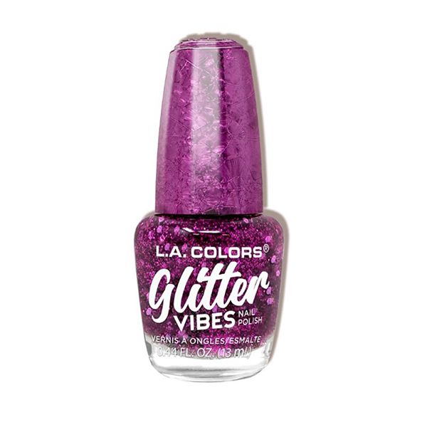 LA Colors Glitter Vibes Nagellak- City Girl