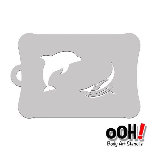 oOh Bodyart Delfin Schablone