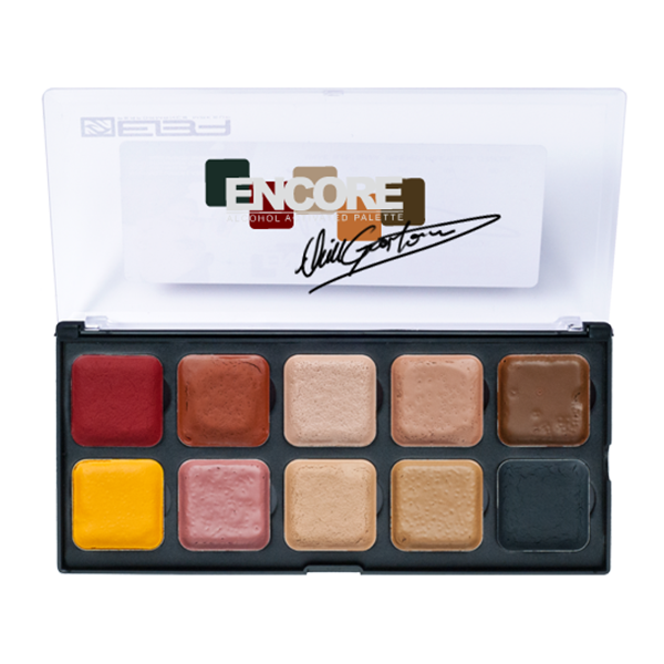 Encore Alkohol Facepaint Palette Flesh von Neill Gorton