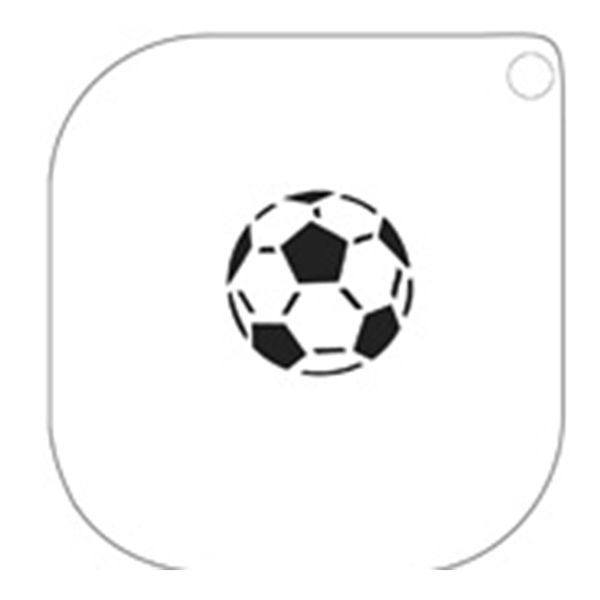 GesichtsbemalungSchablone Football