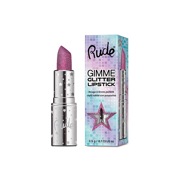 Rude Gimme Glitter Lipstick Glorious