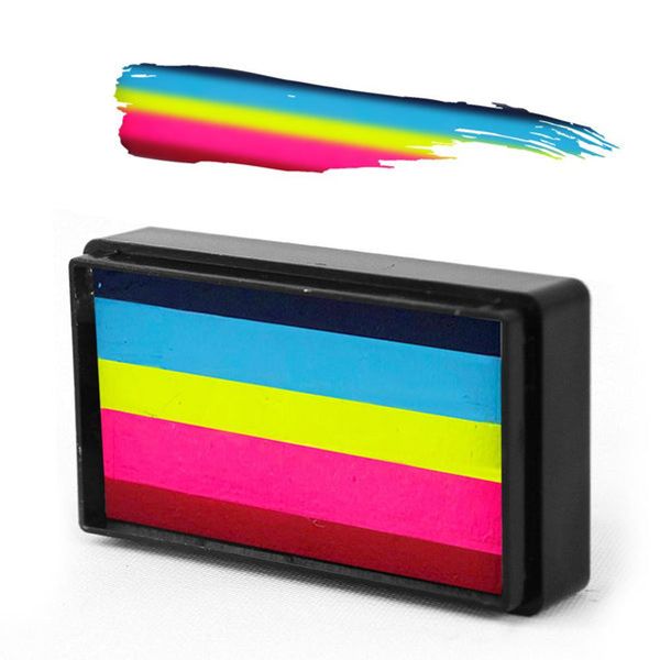 Kunstvolle Pinsel Verrückte Regenbogen-Torte