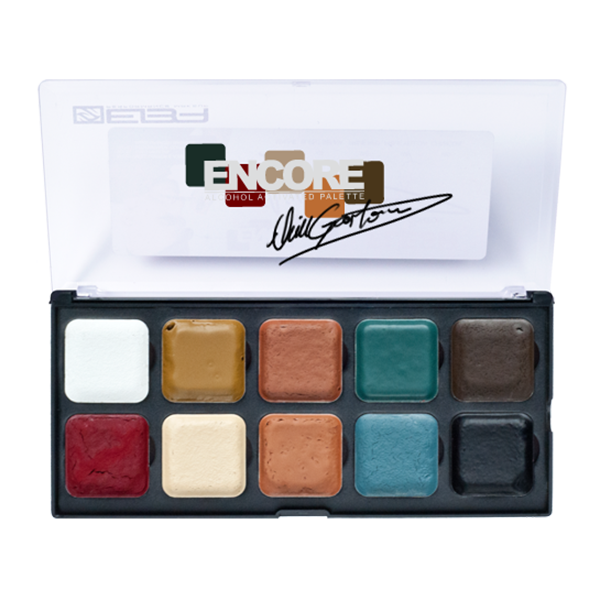 Encore Alkohol Facepaint Palette Alter von Neill Gorton