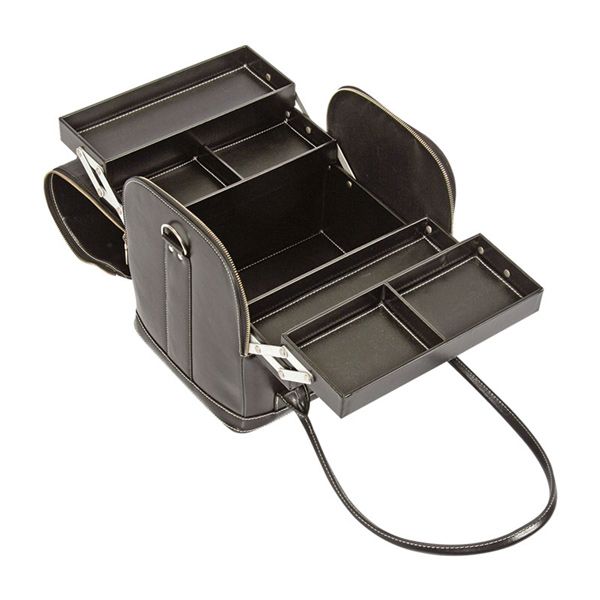 Schwarze Schönheitstasche