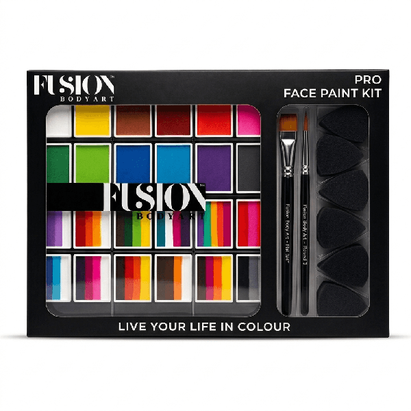 The Fusion Body Art PRO Face Paint Kit