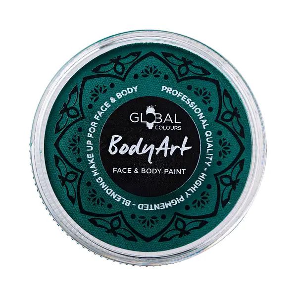 Global Face And Bodyart Blending Sea Green