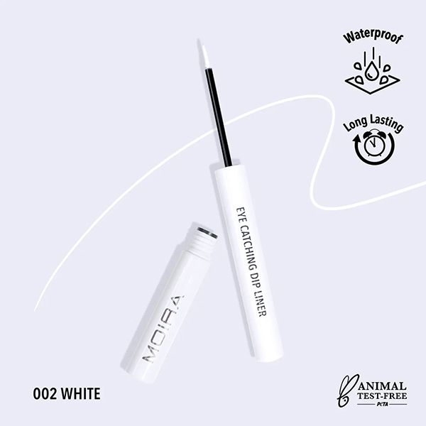 Moira Eye Catching  Dip Liner White 002