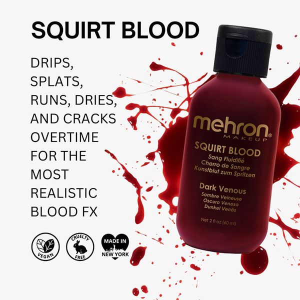 Mehron Squirt Blut Dunkelrot 60ml