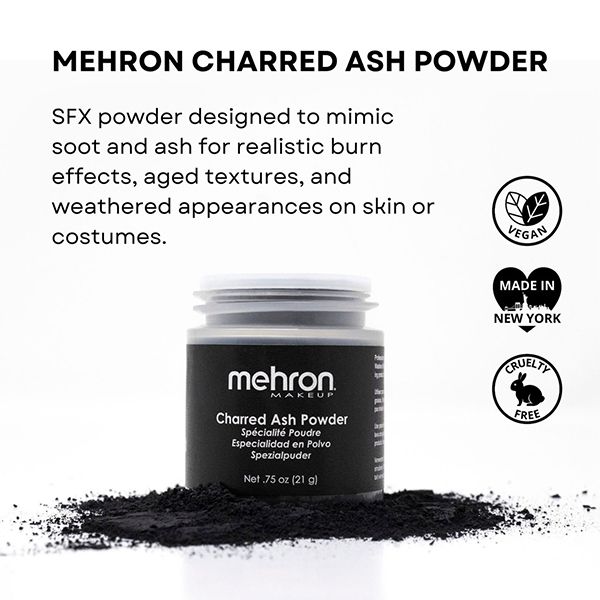 Mehron-Asche-Pulver