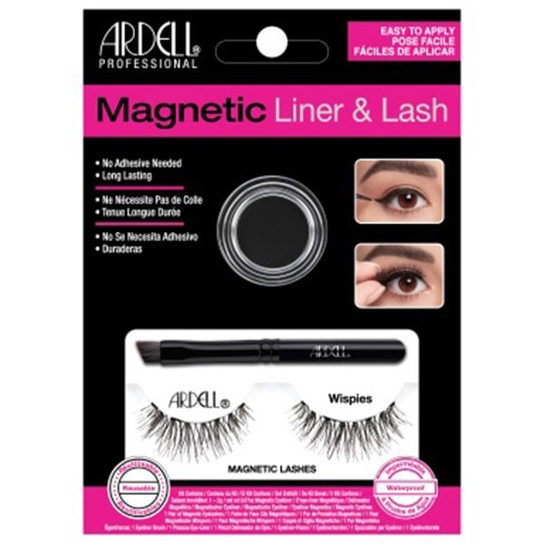 Ardell Magnetischer Gel-Liner Wimpern Kit Wispies