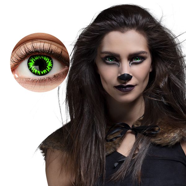 Sie Wolf Farbe Linsen