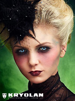 KRYOLAN VAMPIRE GIRL HALLOWEEN TUTORIAL